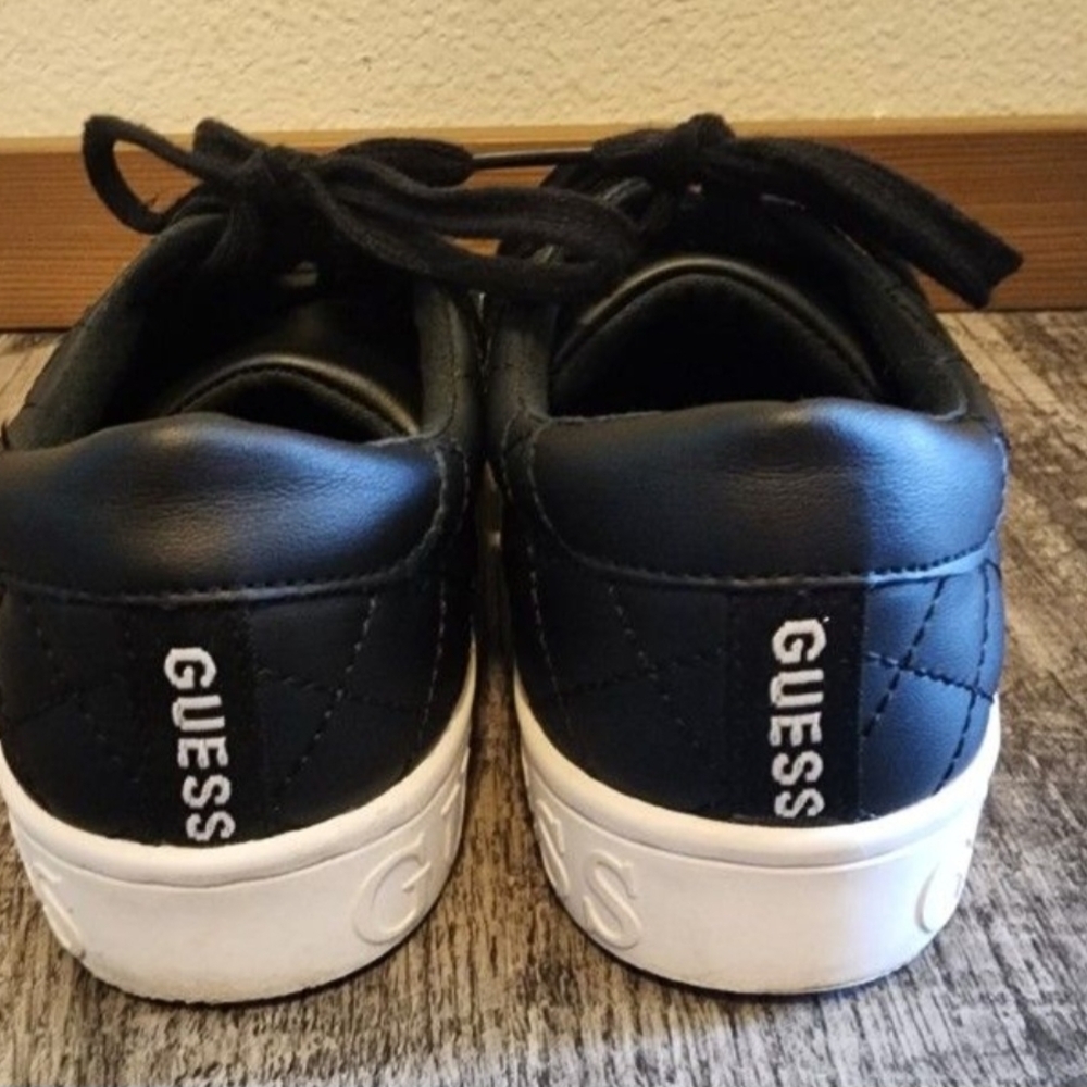GUESS Kids Black and White Sneakers